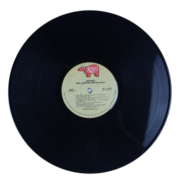 Eric Clapton Backless Vinyl Record LP 1978 RSO Records RS-1-3039 Classic Rock - Picture 2 of 8